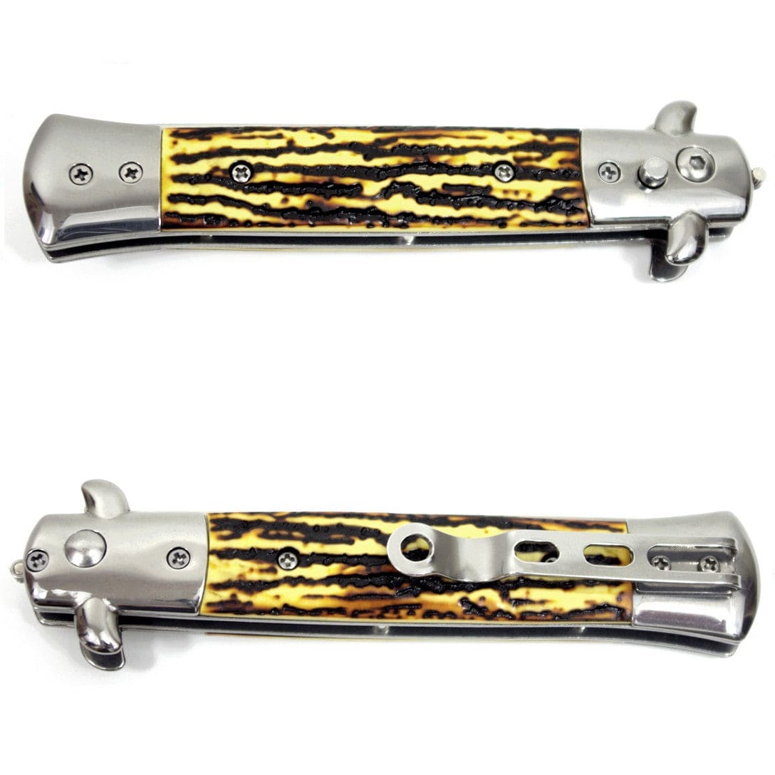 Royal Imperial Switchblade Comb - Artificial Stag Horn