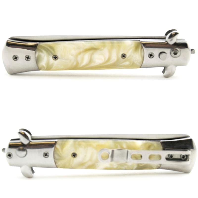 Royal Imperial Switchblade Comb - White