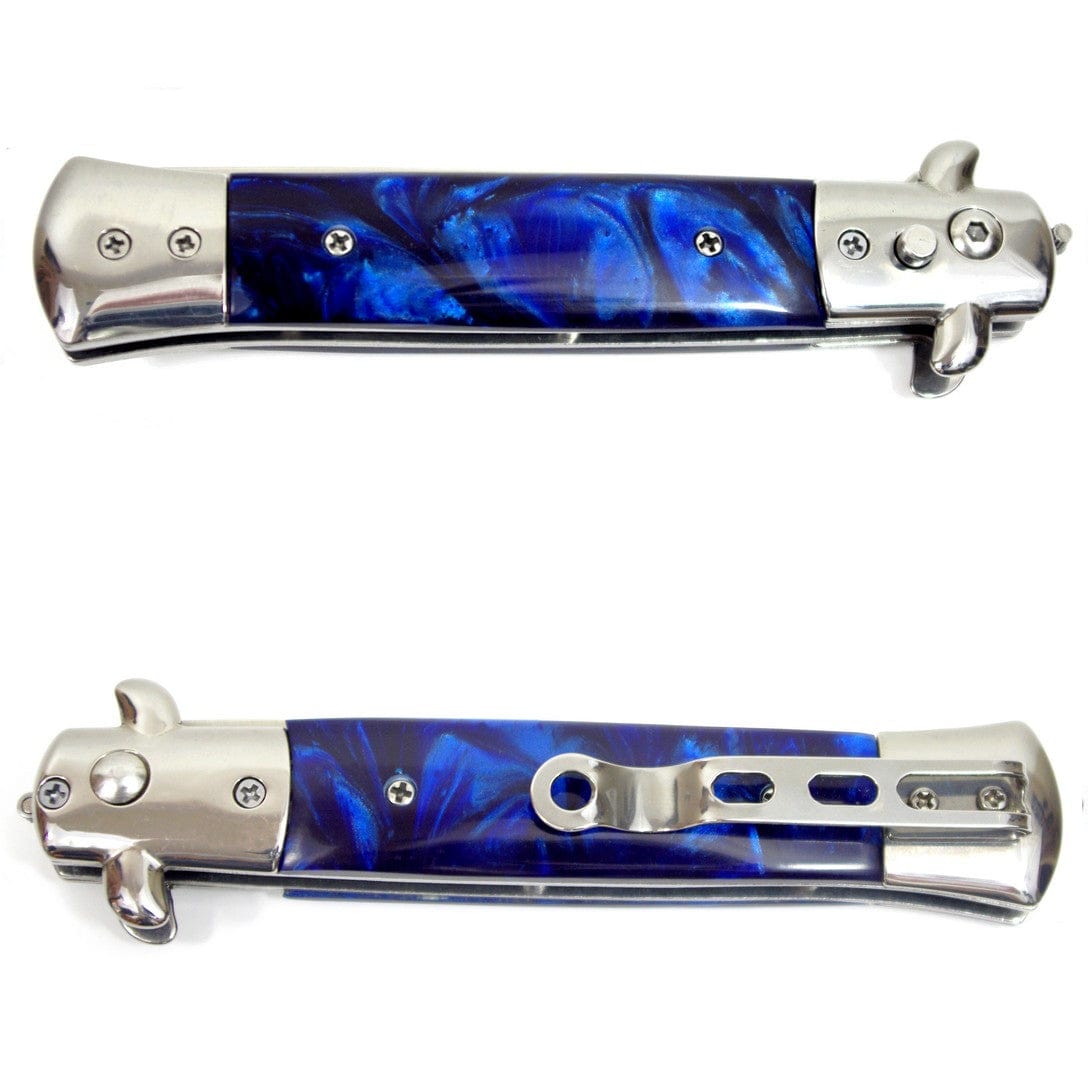 Royal Imperial Switchblade Comb - Blue